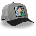 capslab-gaston-lagaffe-gas-grey-trucker-hat