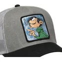 capslab-gaston-lagaffe-gas-grey-trucker-hat