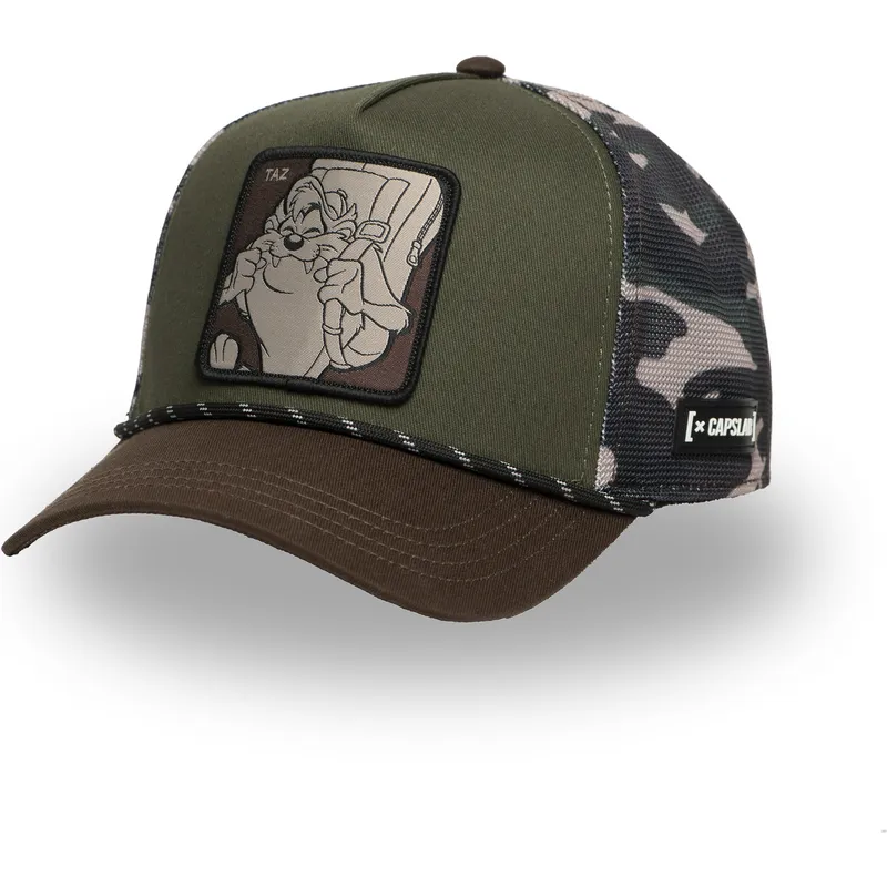 mehrfarbige-trucker-kappe-tasmanischer-teufel-loo11-hik-looney-tunes-von-capslab