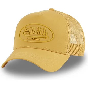 Sapkák ívelt sárga snapback LOG13 Von Dutch