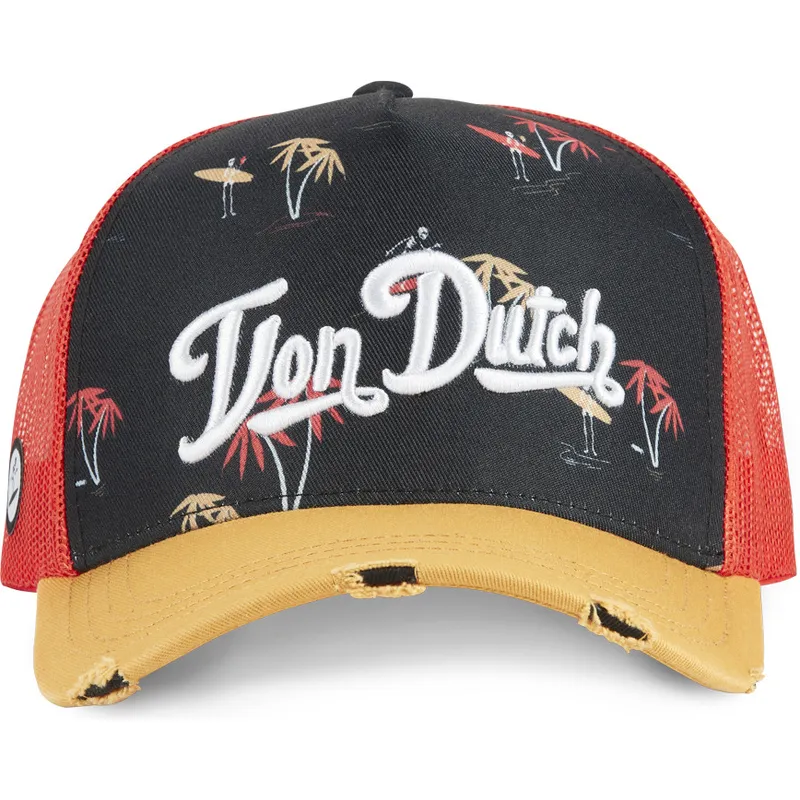 mehrfarbige-trucker-kappe-print05-von-von-dutch mehrfarbige-trucker-kappe-print05-von-von-dutch