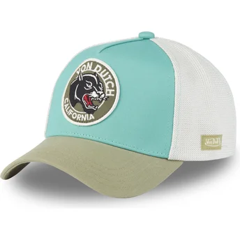 Gorra trucker azul y verde WILD04 de Von Dutch