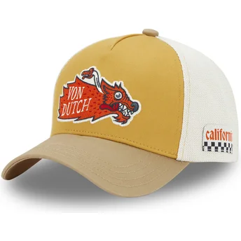 Trucker-Cap braun und weiß WILD05 von Von Dutch