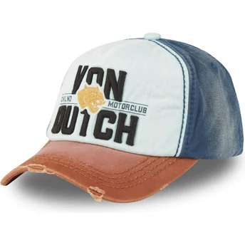 Mehrfarbige gebogene Snapback-Kappe XAVIER04 von Von Dutch