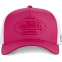 rosa-och-vit-truckerkeps-fluo01-fran-von-dutch