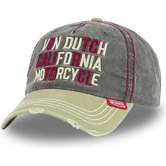 Justerbar grön böjd keps RETRO06 från Von Dutch