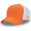 von-dutch-fluo04-orange-och-vit-truckerkeps