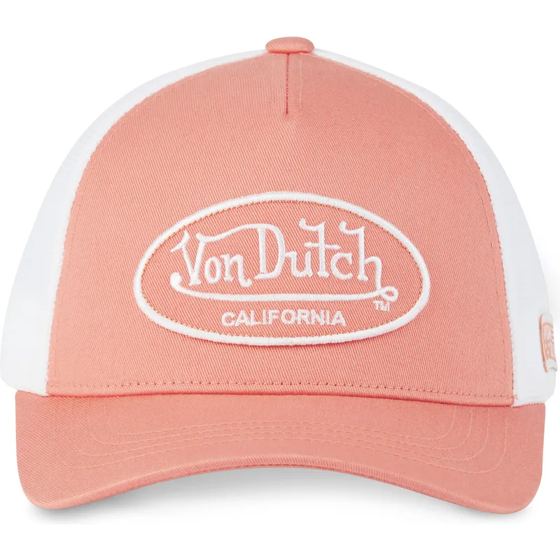 justerbar-rosa-och-vit-trucker-keps-lof-b25-fran-von-dutch
