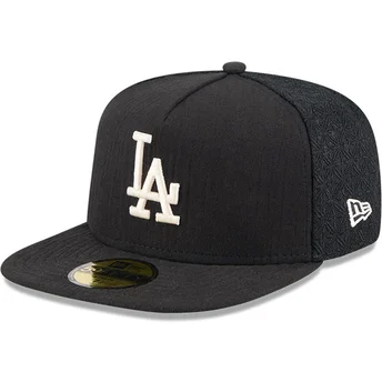 Los Angeles Dodgers MLB 59FIFTY Day A Frame schwarze Flat Cap von New Era