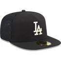 los-angeles-dodgers-mlb-59fifty-day-a-frame-schwarze-flat-cap-von-new-era