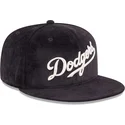 schwarze-enganliegende-59fifty-day-flatcap-der-los-angeles-dodgers-mlb-von-new-era