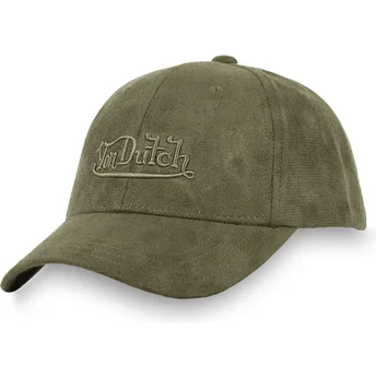 Justerbar grön böjd keps SUE K från Von Dutch
