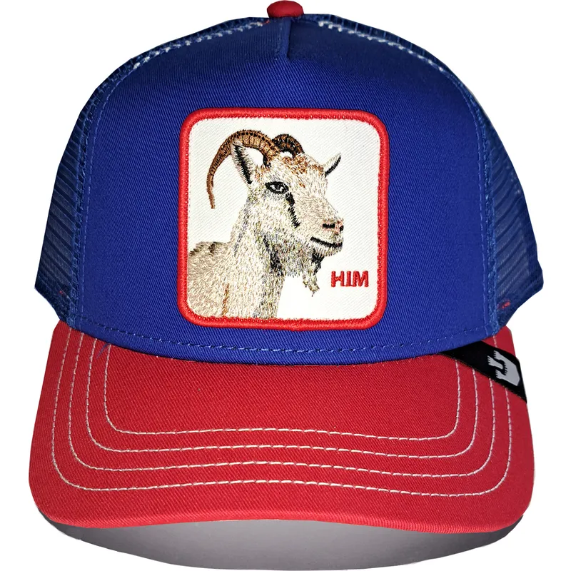 trucker-cap-blau-und-rot-ziege-him-goat-fab-farm-von-goorin-bros