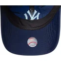 new-era-new-york-yankees-mlb-9forty-sun-shield-blaue-snapback-kappe-fur-jungen-mit-gebogenem-schirm-und-blauem-logo