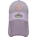 new-era-new-york-yankees-mlb-9forty-sun-shield-violette-snapback-kinderkappe-mit-gebogenem-schirm
