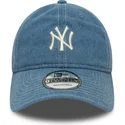 new-era-new-york-yankees-mlb-9twenty-verstellbare-blaue-denim-kappe
