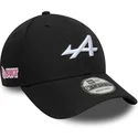 new-era-curved-brim-9forty-essential-alpine-f1-team-formula-1-black-snapback-cap