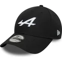 new-era-curved-brim-9forty-essential-alpine-f1-team-formula-1-black-snapback-cap