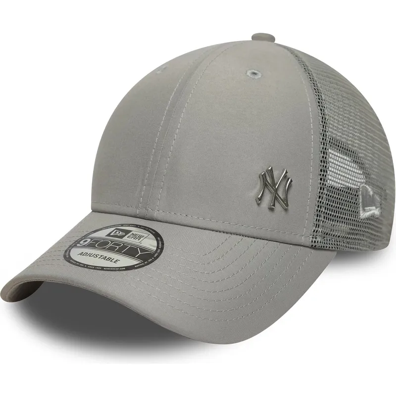 gra-justerbar-trucker-keps-9forty-flawless-new-york-yankees-mlb-fran-new-era