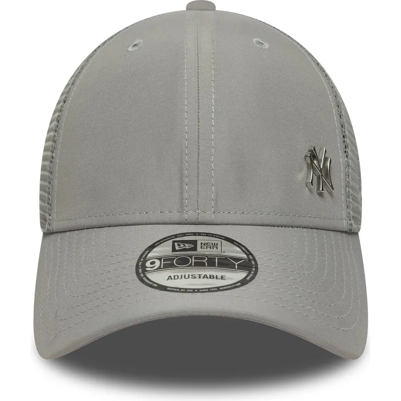 gorra-trucker-gris-ajustable-9forty-flawless-de-new-york-yankees-mlb-de-new-era