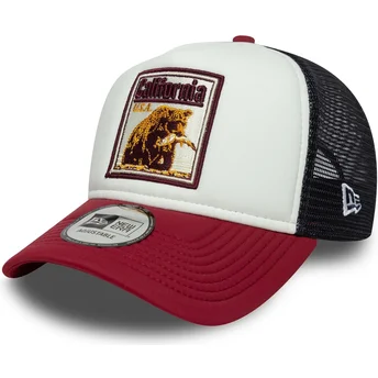 Gorra Trucker Multicolor A Frame Graphic Patch von California Estados y Países von New Era