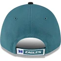grune-und-schwarze-verstellbare-gebogene-kappe-fur-kinder-9forty-the-league-der-philadelphia-eagles-nfl-von-new-era