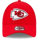 rote-verstellbare-kinderkappe-9forty-the-league-der-kansas-city-chiefs-nfl-von-new-era