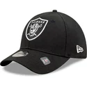 9forty-the-league-verstellbare-schwarze-kinderkappe-von-new-era-las-vegas-raiders-nfl