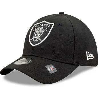 9FORTY The League verstellbare schwarze Kinderkappe von New Era, Las Vegas Raiders NFL