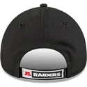 9forty-the-league-verstellbare-schwarze-kinderkappe-von-new-era-las-vegas-raiders-nfl