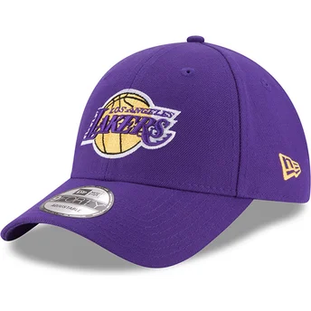 Sapkák ívelt lila állítható gyereknek 9FORTY The League Los Angeles Lakers NBA New Era