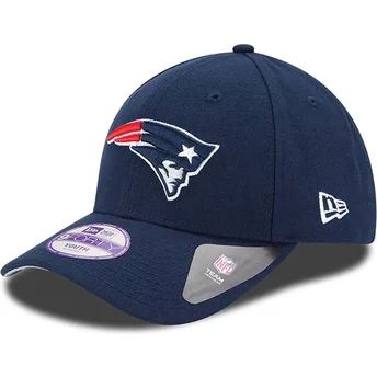 Sapkák ívelt sötétkék állítható gyereknek 9FORTY The League New England Patriots NFL New Era