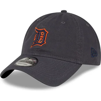 Sapkák ívelt szürke állítható pánt 9TWENTY Core Classic Detroit Tigers MLB New Era