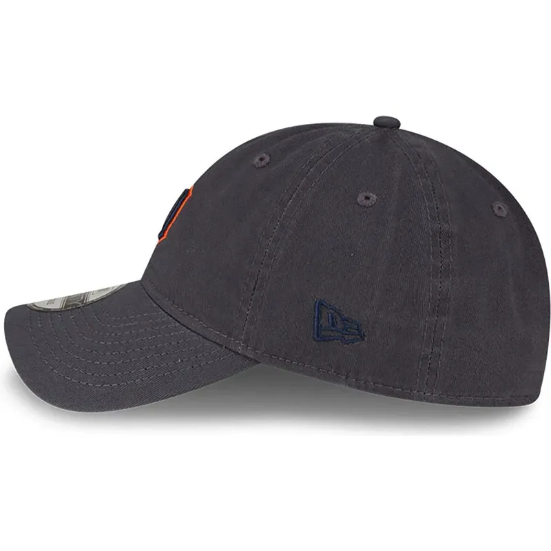 graue-verstellbare-curved-cap-9twenty-core-classic-der-detroit-tigers-mlb-von-new-era