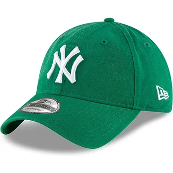 Sapkák ívelt zöld állítható 9TWENTY Core Classic New York Yankees MLB New Era