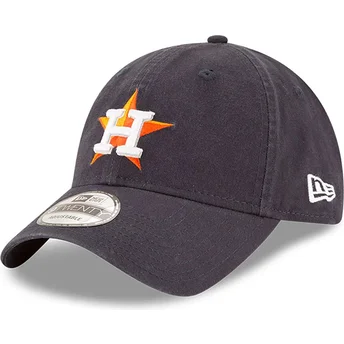 Verstellbare 9TWENTY Core Classic Kappe mit gebogenem Schirm in Marineblau der Houston Astros MLB von New Era