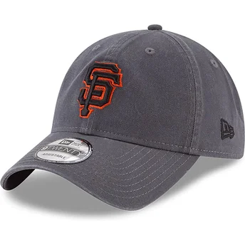 Grå böjd justerbar keps 9TWENTY Core Classic från San Francisco Giants MLB av New Era
