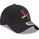 marineblaue-verstellbare-gebogene-kappe-9twenty-core-classic-der-st-louis-cardinals-mlb-von-new-era