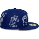 59fifty-mythical-los-angeles-dodgers-mlb-new-era-blaue-flache-kappe