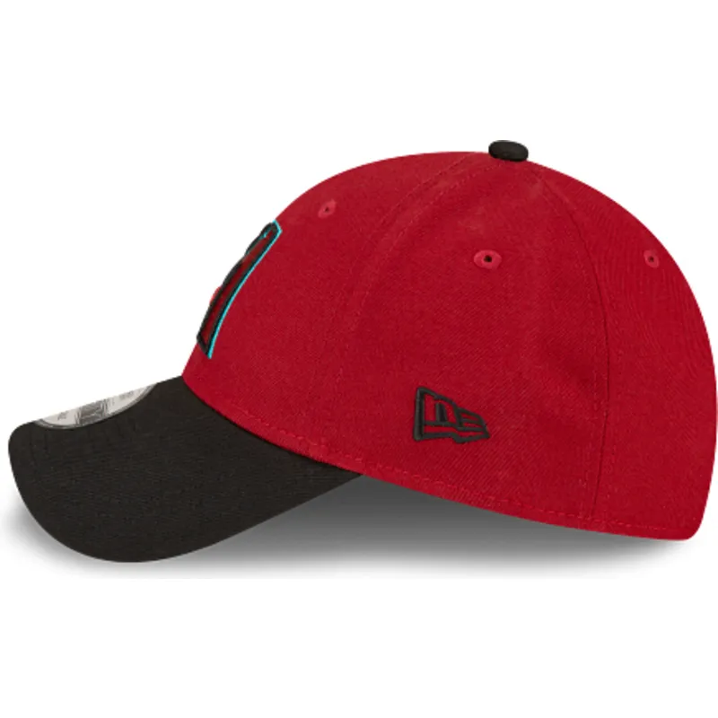 gebogene-marineblau-und-rote-verstellbare-kappe-9forty-the-league-von-arizona-diamondbacks-mlb-von-new-era