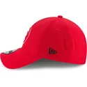 rote-verstellbare-curved-cap-9forty-the-league-der-atlanta-hawks-nba-von-new-era