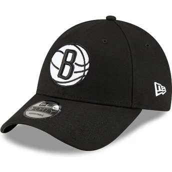 Cap ívelt черен регулируема лента 9FORTY The League Brooklyn Nets NBA New Era