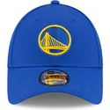 9forty-the-league-golden-state-warriors-nba-verstellbare-blaue-kappe-von-new-era