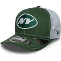 grune-und-weisse-trucker-kappe-9seventy-stretch-snap-der-new-york-jets-nfl-von-new-era