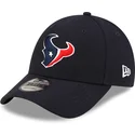 marineblaue-verstellbare-curved-cap-9forty-the-league-der-houston-texans-nfl-von-new-era