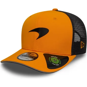 Gorra Trucker Orange und Schwarz 9SEVENTY Stretch Snap von McLaren Racing Formula 1 von New Era