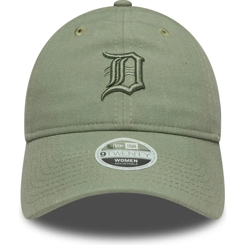 sapkak-ivelt-zold-allithato-9twenty-linen-detroit-tigers-mlb-new-era