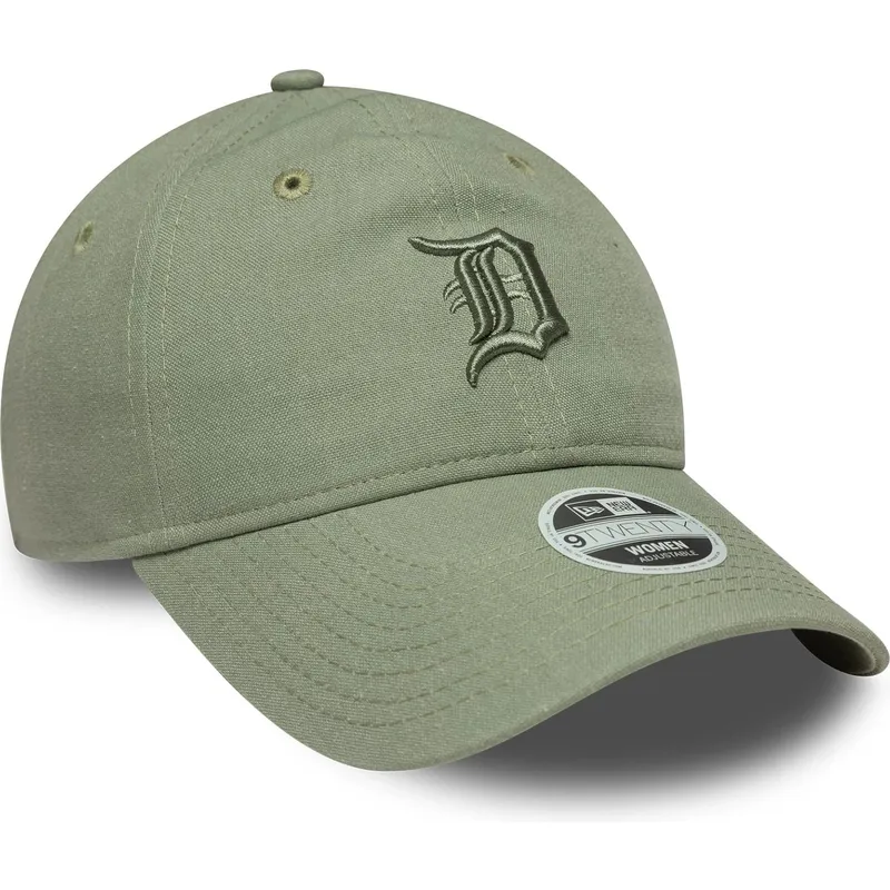 sapkak-ivelt-zold-allithato-9twenty-linen-detroit-tigers-mlb-new-era