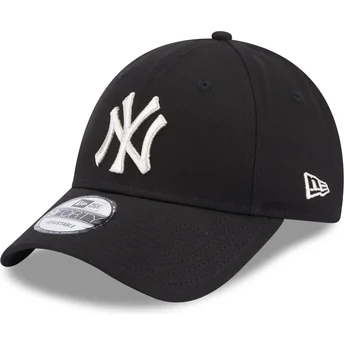Sapkák ívelt fekete állítható pánt 9FORTY Metallic New York Yankees MLB New Era