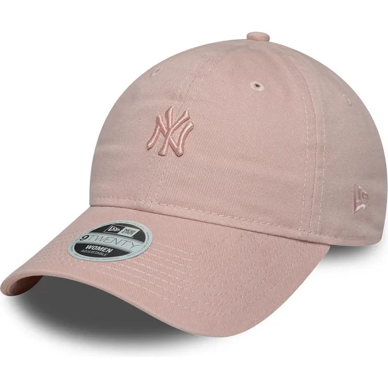 sapkak-ivelt-rozsaszin-allithato-9twenty-mini-washed-new-york-yankees-mlb-new-era